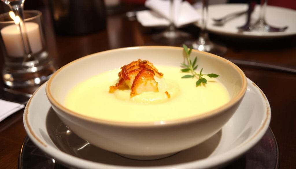 creamy crab custard