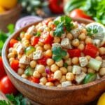 healthy Tuna chickpea salad